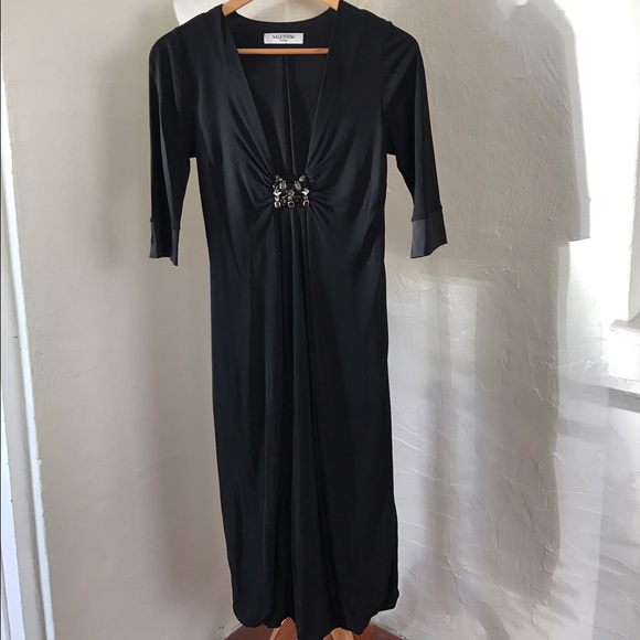 Valentino Dresses & Skirts - Valentino plunge midi dress